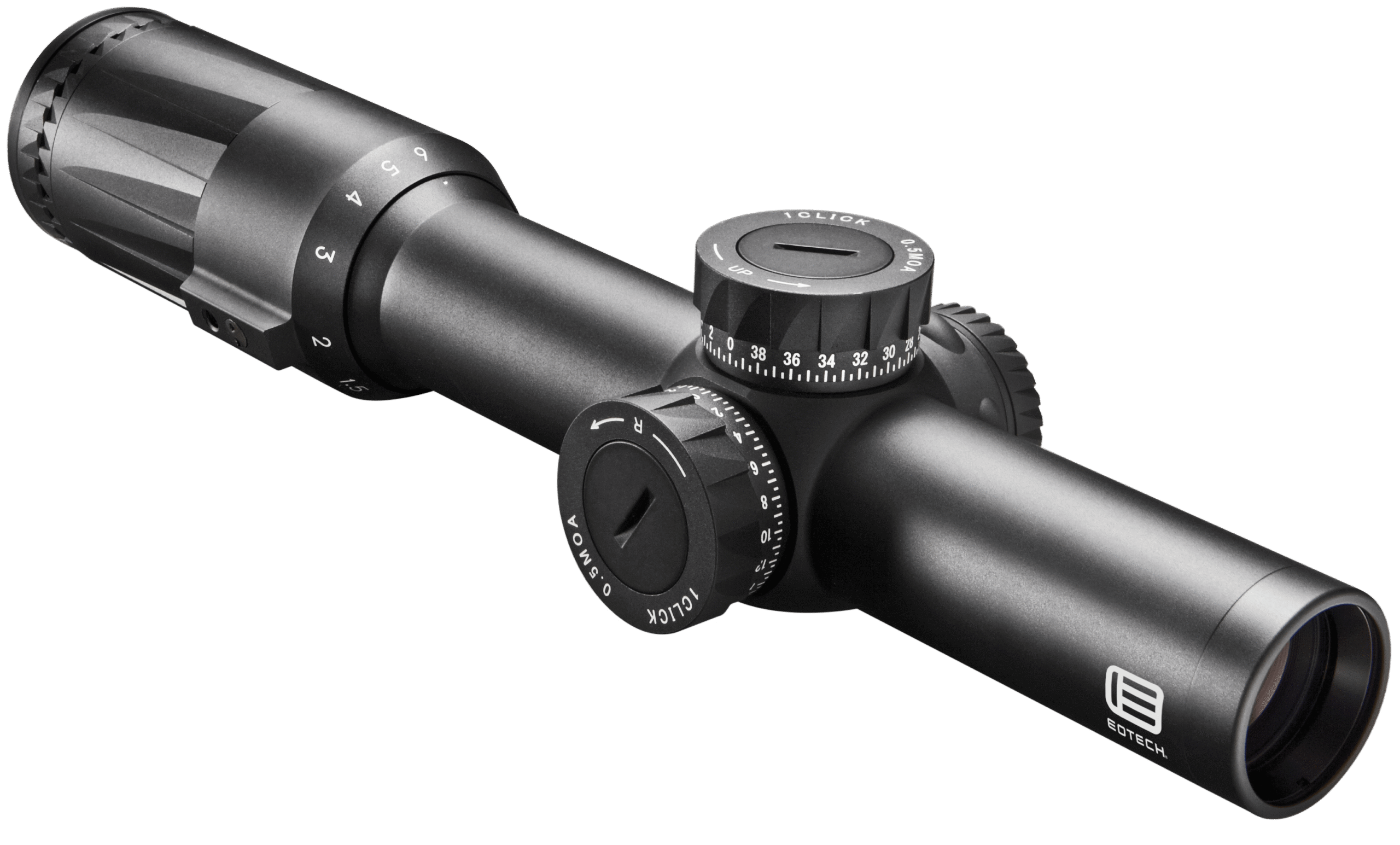 EOTECH Vudu® 1-6x24 FFP SR1 MRAD Speed Ring Reticle Riflescope - Black