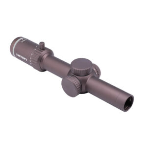Riton Optics 3T18ASIB 3 Tactix Flat Dark Earth 18x24mm 30mm Tube Illuminated OT Reticle
