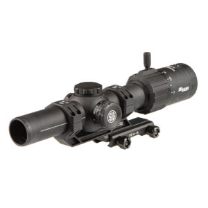 Sig Sauer Tango MSR Scope, 1-6X24mm, 30mm, FFP, Illuminated MSR BDC6 Reticle, 0.5 MOA, Capped, Black W/ 1.535 Mount