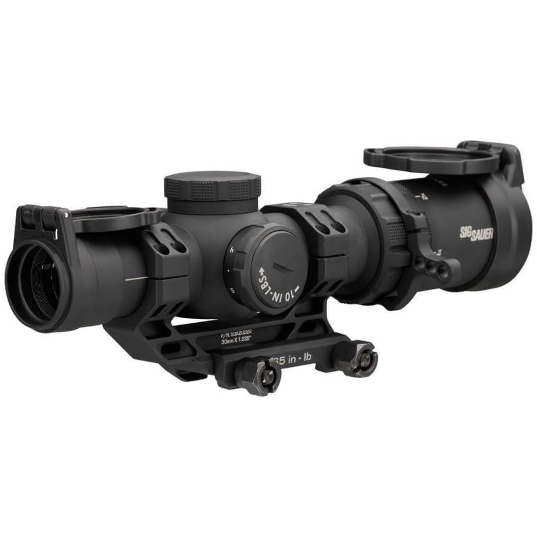 Sig Sauer TANGO-MSR Compact 1-10x24mm, BDC10 Reticle, 30mm Main Tube, First or Second Focal Plane Riflescope- BDC10 SFP