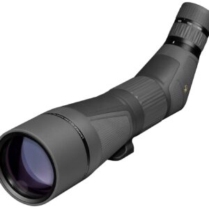 Leupold 177597 Spotting Scope SX-4 Pro Guide HD 20-60x85mm Shadow Gray Armor Coated Angled Body