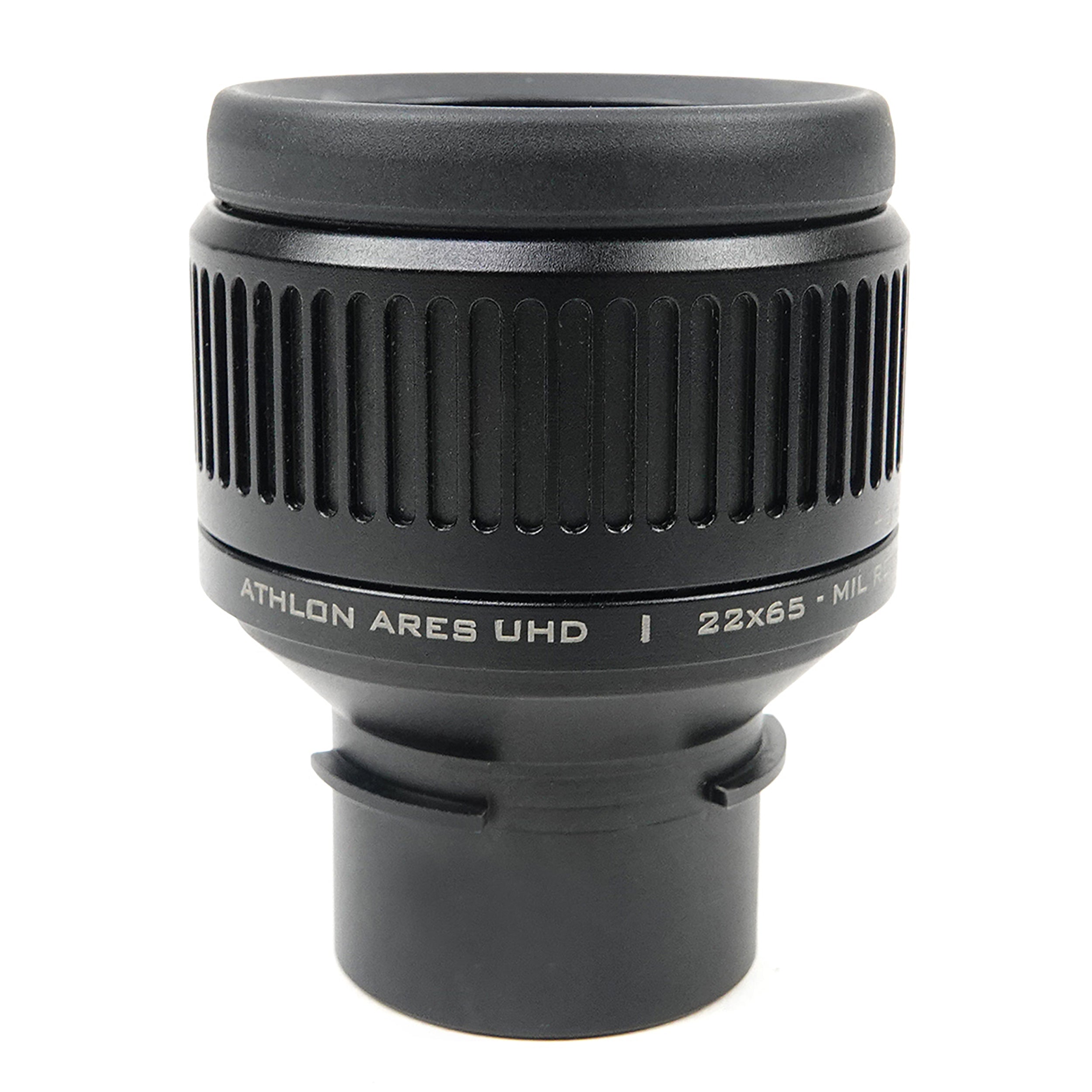 Athlon Optics Ares G2 22x eye piece with mil reticle